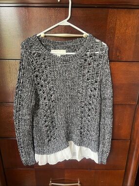 Vintage Havana Speckled chiffon sweater